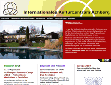 Tablet Screenshot of kulturzentrum-achberg.de